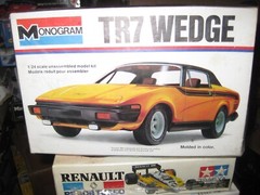 Sealed Triumph TR7 Wedge in 1/24 scale by Monogram from 1977