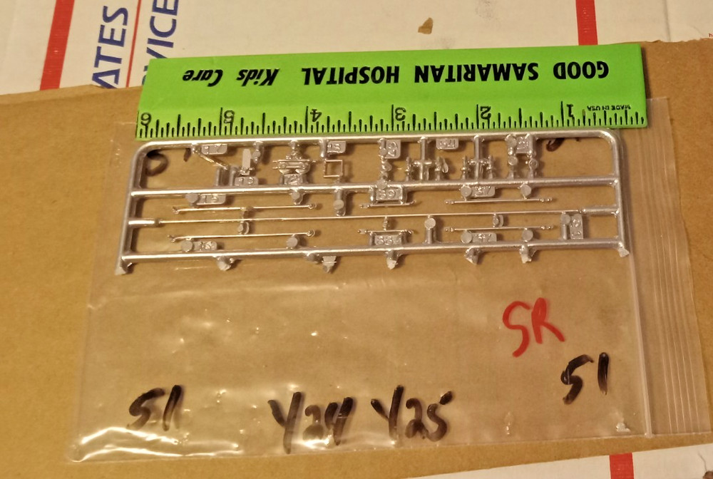 Misc Model Car Chrome Parts 1/24/25 scale (Parts only) Package # 51