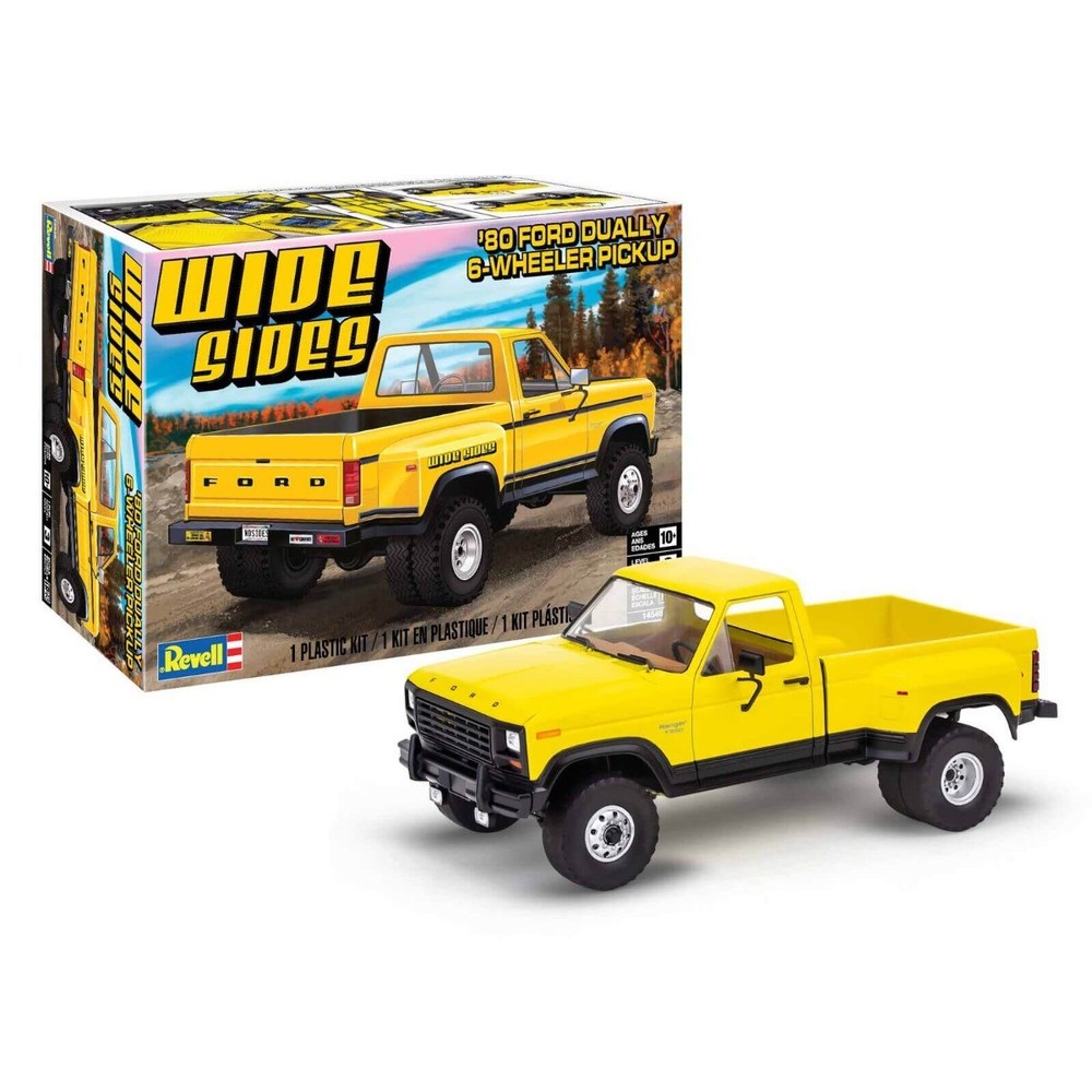 Revell 1/25 1980 Ford Dually Wide Sides Pickup Plastic Model Kit 14546