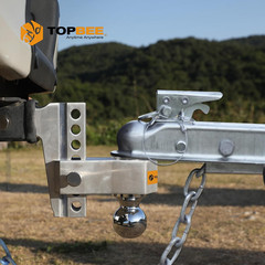 Adjustable Trailer Hitch, Drop Hitch, Tow Hitch Fits 2.5-inch Receiver, 6-inch D