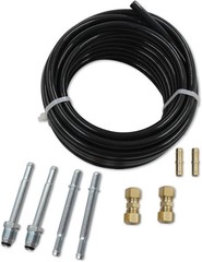 Automotive 25 Feet 3/8″ Nylon Fuel Line Tubing Replacement Fuel Line Repair Kit