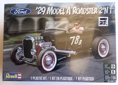 REVELL Ford 1929 Model A Roadster 1/25 Scale Model Kit ~ New. Ships Worldwide