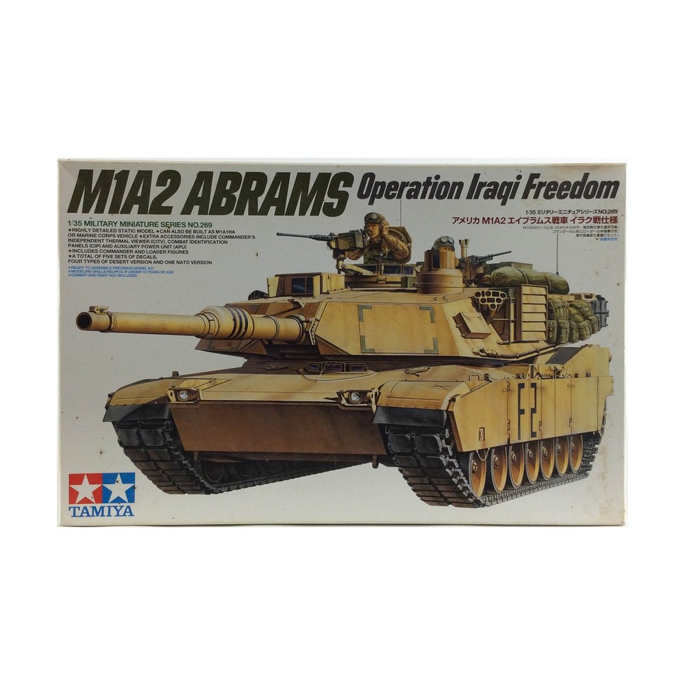TAMIYA Military Model 1:35 M1A2 Abrams – Operation Iraqi Freedom VG+/NM