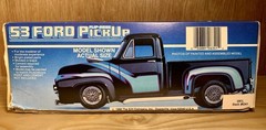 ‘53 Ford Pickup Street Racer Flip Nose 1/25 Model Kit Partially Built AMT ERTL