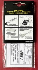 Aber 1/35 PE 35-101 Vol. 2 Set Sd.Kfz. 139 German MARDER III for TAMIYA kit -SIP