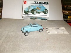 AMT 1/25 1933 WILLYS COUPE GASSER BUILT PLASTIC MODEL CAR KIT – NICE BUILD