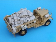 1/35 Scale Resin Figure Model Kit British SAS Africa Corps Vehicle Accessories.
