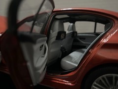 BMW Red Model Car with Opening Doors, Hood, and Detailed Interior