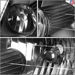 DNA MOTORING HL-OH-FEXP024P-BK-AM Headlight Assembly, Driver & Passenger