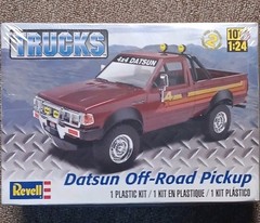 Revell Datsun Off-Road Pickup Red 1:24 Scale Plastic Model Kit 85-4321