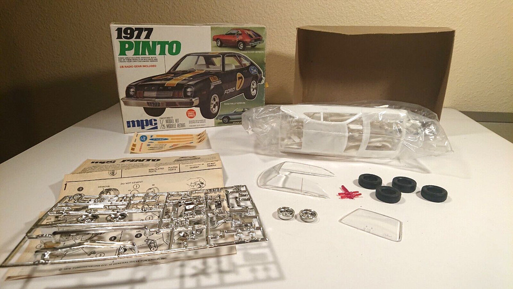 Vintage Very Rare 1977 MPC Ford Pinto Model Car Kit 1-7712