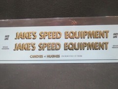 Jakes Speed Equipment 65 Ply. AWB 1/25 DECAL from Fremont Racing
