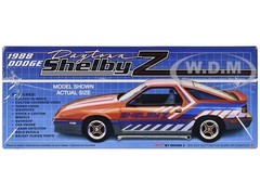 SKILL 2 MODEL KIT 1988 DODGE SHELBY DAYTONA Z 2-IN-1 1/25 SCALE BY MPC MPC1009