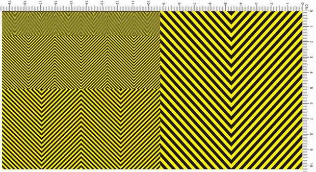 Detail Up 1/60-1/144 Warning stripes danger caution Scale 10mm-50mm Model Decal
