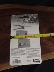2014 Revell Pinewood Derby (2) Wedges And Wheels, Chassis, Bar And Coil Weights