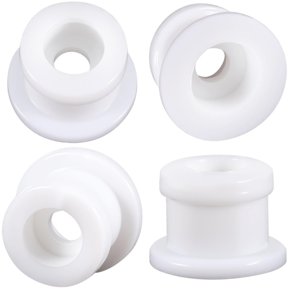 4 Pcs White Shifter Bushing, Shifter Cable Bushing, 0.4″×0.56″