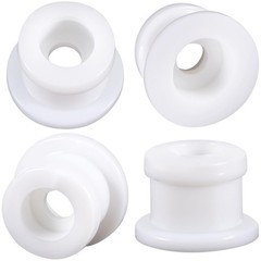 4 Pcs White Shifter Bushing, Shifter Cable Bushing, 0.4″×0.56″