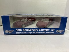1/25 REVELL 50TH ANNIVERSARY 2003 CHEVROLET CORVETTE COUPE & CONVERTIBLE PROMO’S