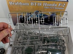 Ebbro 1966 Brabham Honda BT18 F-2 1966 F2 1966 Champion 1:20 (One Bag Opened)