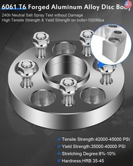 ECCPP 4PCS 5 Lug 1 inch Hubcentric Wheel Spacers 5x100mm to 5x100mm 57.1 bore