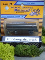 Roco Minitanks / NEW 1/87 WWII US Type F 2A 2000 Gal Tanker Trailer Lot #7388©