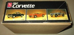 1962 Chevy Corvette 3 in 1 Stock Custom Drag 1/25 Scale Model Car Kit, AMT Ertl