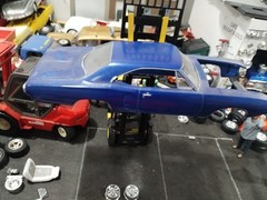 1970 Dodge Coronet Super Bee 1/25 MPc Body And Glass