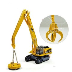 1:87 Grab & Magnet Attachment Crane Construction Equipment Diecast Model Truck