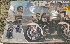 Chips TV Series Kawasaki Revell 1:12 Scale Model CHP Wilcox & Estrada New Sealed