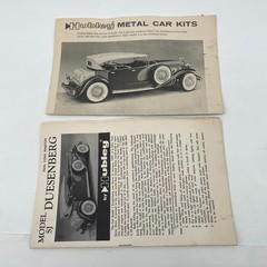 Hubley Model SJ Duesenberg Classic Unassembled Metal Car Kit 1/18 Scale #4864