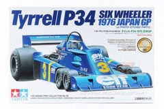 Tamiya 20058 1/20 F1 Car Model Kit Elf Team Tyrrell P34 76 Six-Wheeler Scheckter
