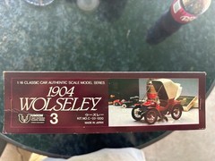 Union 1904 Wolseley 1/16 Scale Model Classic Kit Opened Box