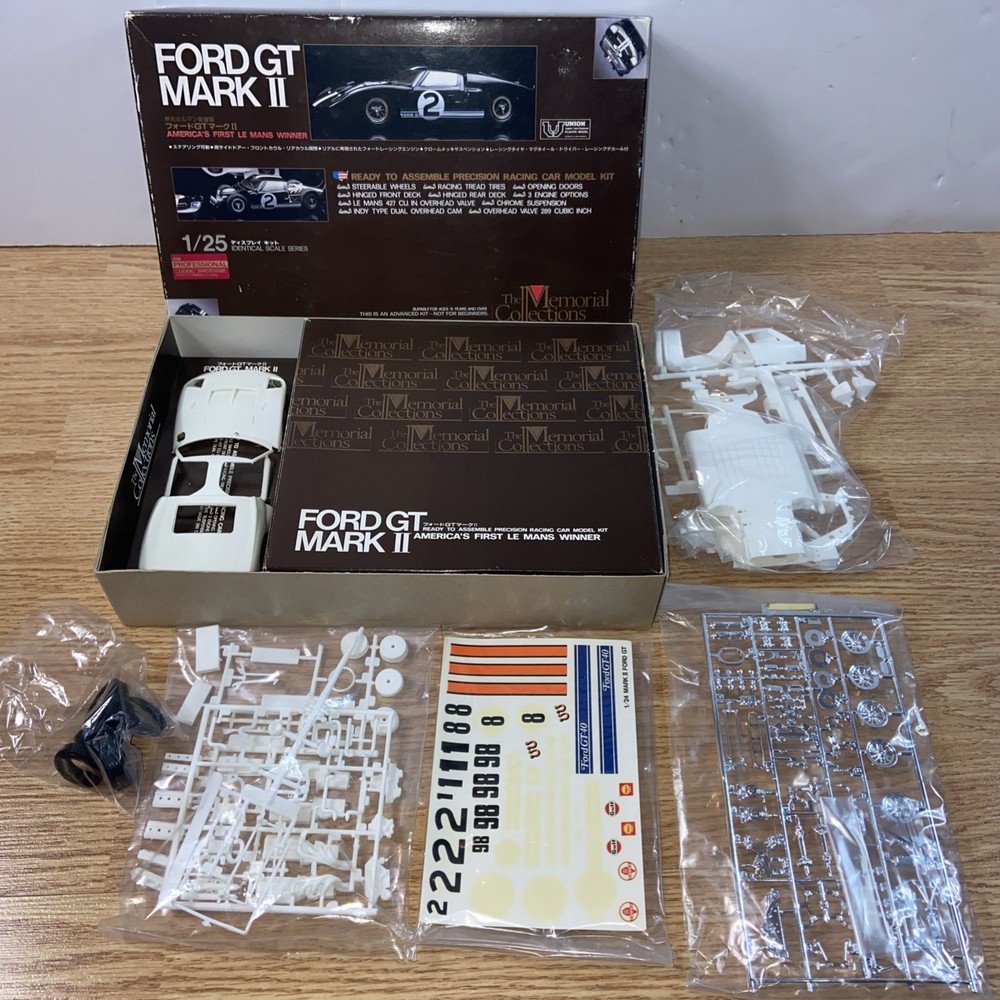 THE MEMORAL COLLECTORS 1/25 FORD GT MARK II #MCO4-1500 Model Car Kit