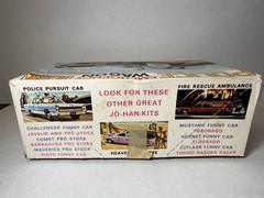 Jo-Han Plymouth Police Emergency Wagon 1:25 Model Kit #C-5100 (STARTED / READ)