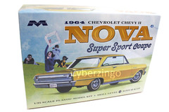 Moebius 1:25 Scale 1964 Chevy II Nova Super Sport Model Car Kit Brand New