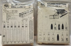 Verlinden Productions 1/35 Resin set 1-2 WWII German Army 8.8cm AMMO 200-201