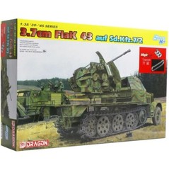 Dragon 1/35 3.7cm FlaK 43 auf Sd.Kfz.7/2 🧶Upgrade: Magic Track🧶#6553📌USA📌