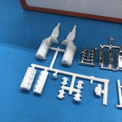 396 427 454 Chevy Gasser ENGINE W Hilborn Tubes NO Headers 1:25 LBR Model Parts