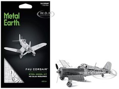 VOUGHT F4U CORSAIR AIRCRAFT “US NAVY” STEEL MODEL KIT BY METAL EARTH MMS035
