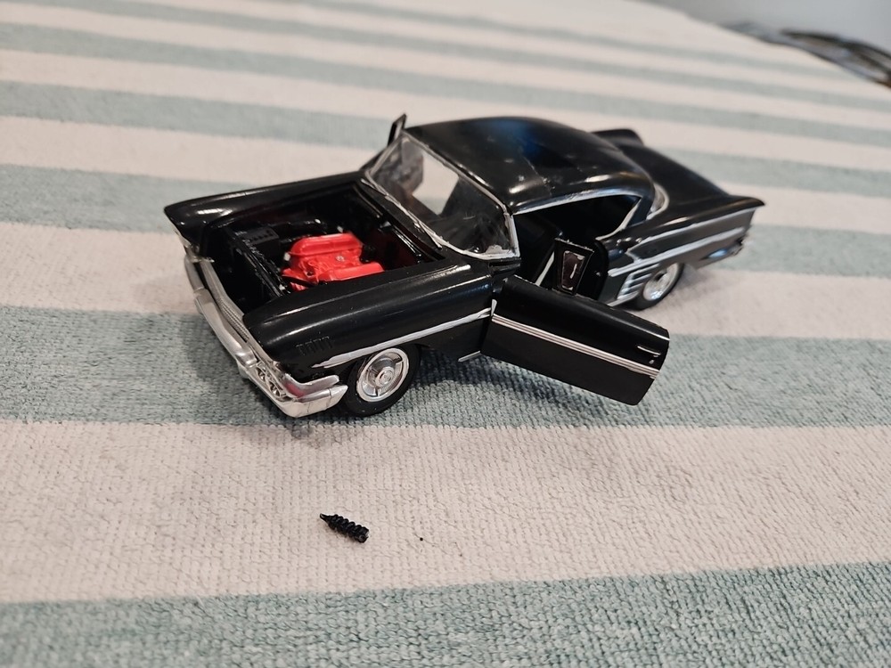1958 Impala Amt Model Kit Built As Is 58 Chevy Impala. Missing Hood*