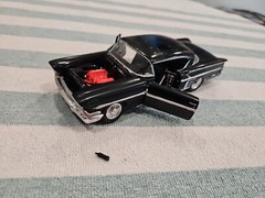 1958 Impala Amt Model Kit Built As Is 58 Chevy Impala. Missing Hood*