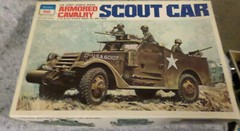Peerless 1:35 US Army WWII Armored Cavalry White M3A1 Scout Car Kit #3507U