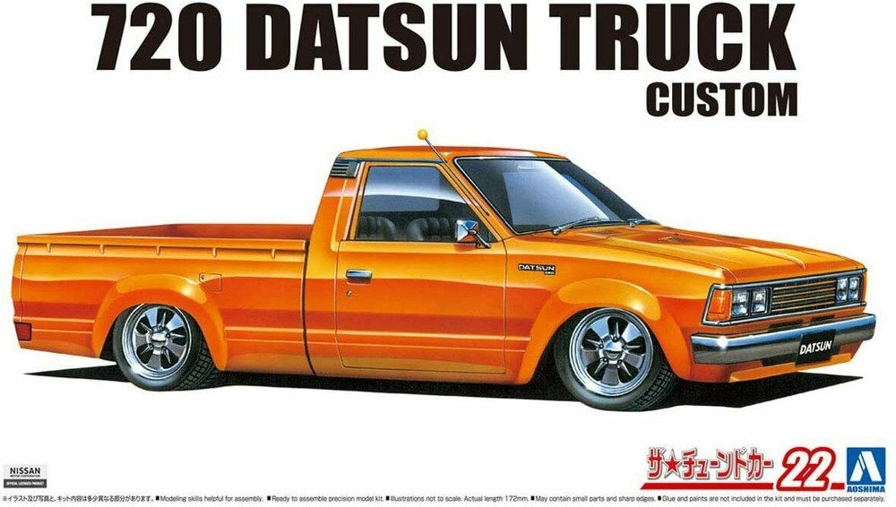 Aoshima 1/24 Scale Model The Tuned Car(22) Kit Nissan Datsun 720 Truck Custom