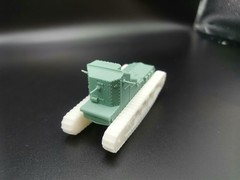 3D printing 1/72/48/35/87 UK Mark A Whippet‌/ ‌Whippet Tank Uncoated kit