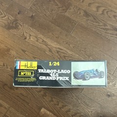Heller Talbot-Lago 4L5 Grand Prix 1:24 Unassembled Model Kit Blue MPN 721