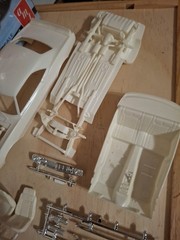 AMT ’68 Chevrolet Camaro Z/28 2 in 1 Customizing 1:25 Model Kit, Partially Toge