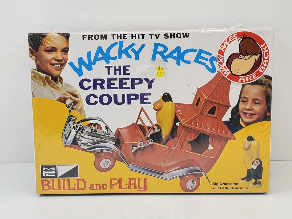 Wacky Races The Creepy Coupe Model Kit Build And Play Press Lock Parts