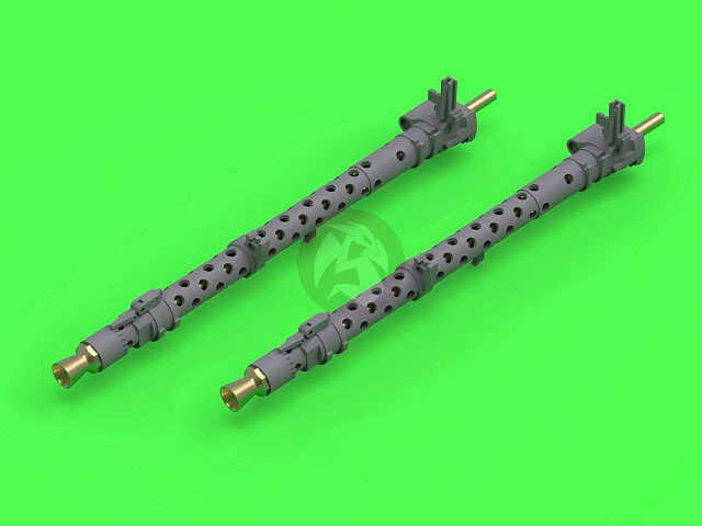 Master 1/35 7.92mm MG 34 Machine Gun Barrels w/Drilled Cooling Jackets GM-35-049