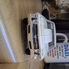 Chevrolet Chevelle White Dragster Diecast Drag Racing Car Model