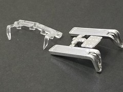 1958 Edsel Pacer OUTER GRILLES & SIGNAL LIGHTS from AMT 1:25 Model Kit 58